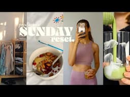 SUNDAY RESET /productive vlog, getting back into routines, cleaning / the living alone diaries