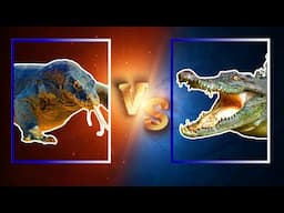 1 Crocodile vs 1 Komodo Dragon: Who Will Win The Battle?