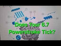 Does Your 6.7 Powerstroke Tick? #diesel #mechanic