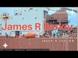 James R Barker arrived in Duluth 11/09/2024