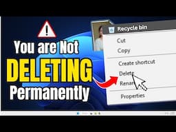 How to DELETE Files PERMANENTLY So They Cannot be RECOVERED - *IMP*