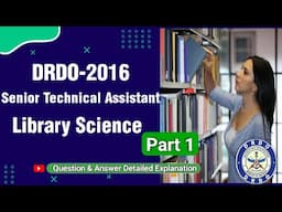 Librarian Senior Technical Assistant Question Paper DRDO (Part -1)