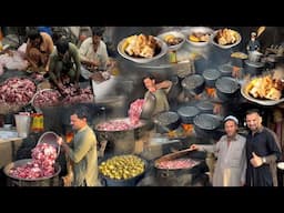 500 KG Cooking Roosh | Lal Chapoor Dumpukht Recipe in Peshawar Karkhano | Roosh Recipe | Street food