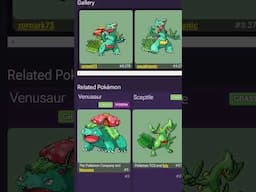 When a Sceptile loves a Venusaur... #shorts