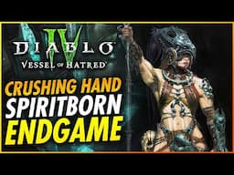 My Favorite Spiritborn Build End Game Guide - Diablo 4 Vessel of Hatred