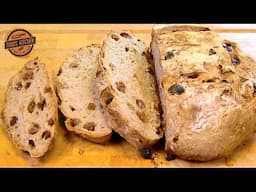 No Knead Cinnamon Raisin Bread recipe