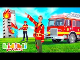 Dzieci Strażacy Ratują Dzień! 🚒🔥 Edukacyjne Filmy o Wozach Strażackich dla Dzieci | Kidibli