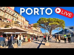 🔴 PORTO Portugal LIVE: exploring downtown PORTO