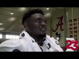 Alabama DL Jah-Marien Latham Previews Auburn - Tuesday 11/26/24