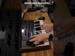 The jam for today’s video on the new Multi/Poly from Korg. A beast of a synth😀  #korgmultipoly