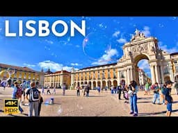 LISBON Portugal Walking Tour 4K HDR