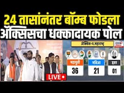 Axis New Exit Poll LIVE | ॲक्सिसचा एक्झिट पोल, पोलमध्ये धक्कादायक मोठे खुलासे | Maharashtra Election