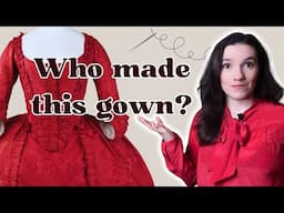 Who made 18th-Century gowns? Ft. free book!