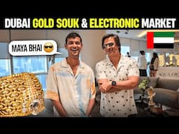 Met Vivek Oberoi & Exploring Gold Souk, Electronic Markets of Dubai 🇦🇪