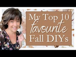 My Top 10 *FAVOURITE* Fall DIYs | Fall DIY Decor MEGA VIDEO!!