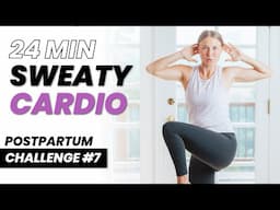 POSTPARTUM HIIT WORKOUT 20 MIN | At Home Workout For Women Challenge #7