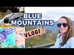 BLUE MOUNTAINS AUSTRALIA VLOG | Sydney Road Trip with Waterfalls & Hiking!