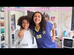 my little brother rates my summa outfits (ft.princess polly + discount code)