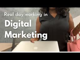 Day in the Life Working in Marketing | 9-5 work day in office