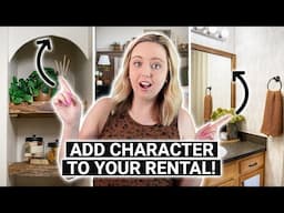 10 Ways to Add Character to Any Apartment! (EASY & AFFORDABLE Renter-friendly ideas!)