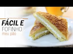 MEU PÃO PARA O CAFÉ DA MANHÃ! Pronto em 10 minutos, fácil e super fofinho