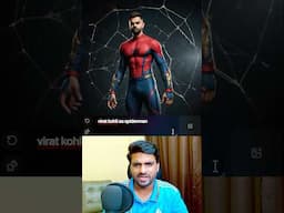 VIRAT KOHLI as SPIDERMAN using Ai😱 #shorts #viratkohli