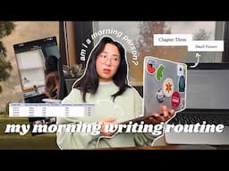 🍁 my new morning writing routine + finding my gothic “voice” // writing vlog