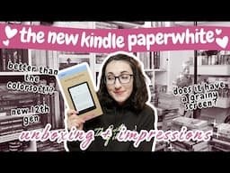 The New Kindle Paperwhite (12th Gen) Unboxing and Honest Review | Comparison to 11th Gen Paperwhite