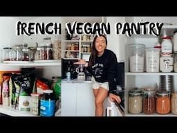 PANTRY TOUR of a Vegan Parisian + organization tips