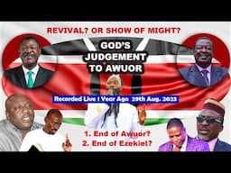 GODS JUDGEMENT OF CHURCH, PASTORS IN KENYA & STATE