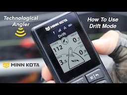 How To Use Drift Mode \ Minn Kota QUEST quick tip \ The Technological Angler