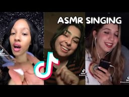 Gifted ASMR TikTok Singing Videos!!! 😍 (TikTok Compilation) (Soft Singing) (Soothing Tingles)