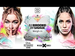 MISFITS & DAZN X SERIES 18: ELLE BROOKE VS. JENNY SAVAGE WEIGH IN (Stake Pro Tournament)