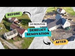 Recap By Drone of Our Derelict Cottage Renovation