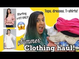 *HUGE* Myntra Haul | Tops, Graphic T-shirts, Tie-Dye tops, Dresses | Under Rs.800 | Curvy Girl Haul!