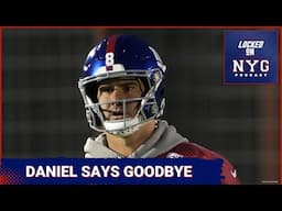 New York Giants QB Daniel Jones Says Goodbye