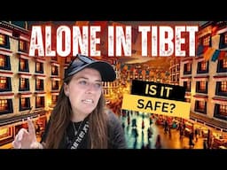 ALONE in TIBET, China at NIGHT - CRAZY Nightlife in Lhasa