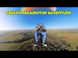 Carlos Takes Flight on a THRILLING Paramotor Tandem Flight Adventure!