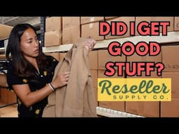 Unboxing 3 Boxes From Reseller Supply Co Wholesale!