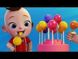 Lollipop Colors Song + Finger Family Song | BabaSharo Kids Songs & Nursery Rhymes