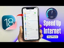 How to Increase Speed of Cellular Data & Wifi on any iPhone (iOS 18)