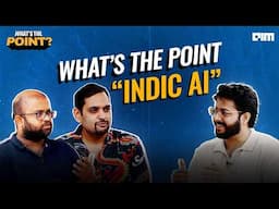 What's The Point of Indic AI? Tanuj Bhojwani | Vishnu Subramanian Ep #1