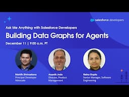 Data Cloud Data Graphs: Ask Me Anything with Salesforce Developers