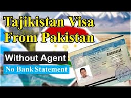 Tajikistan Visa from Pakistan | Tajikistan Sticker Visa without Agent