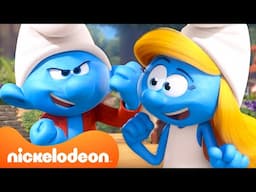 Os Smurfs | 30 MINUTOS de parcerias dos Smurfs! 💪 | Nickelodeon em Português