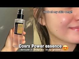 How I repair my skin barrier with Cosrx Advanced Snail 96 Mucin Power Essence | Review & how to use