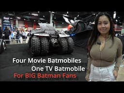 5 BATMOBILES TOGETHER - 4 Movie BATMOBILES &1 TV Battmobile -Exclusive Interview -  World of Wheels