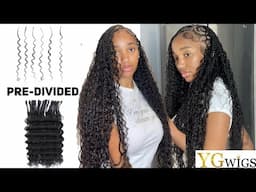 NO MORE PREPPING for Boho Braids! Island Twist Tribals Using Pre Divided Human Hair From YG Wigs |