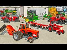 PLOW DAY & TRACTOR TUG OF WAR! LAST VIDEO OF FARMING SIMULATOR 22