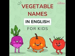 Vegetable Names | Vegetables In English | Vegetable Names In English